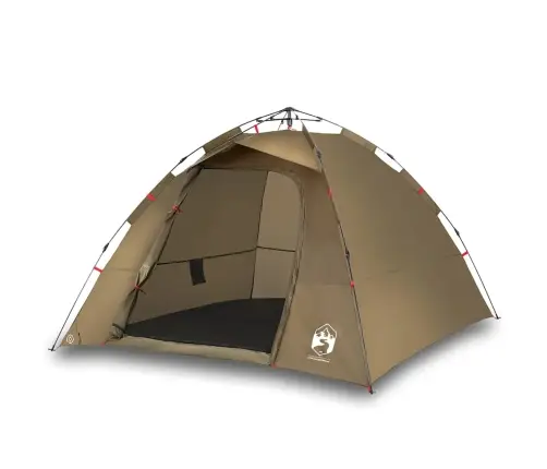 Kempinga Telts 4 Personām, Olīvu Zaļa Vidaxl