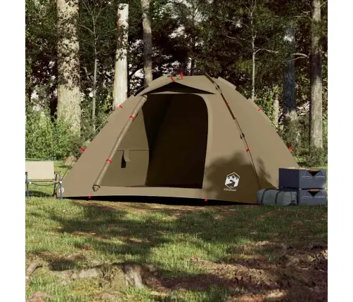 Kempinga Telts 4 Personām, Olīvu Zaļa Vidaxl