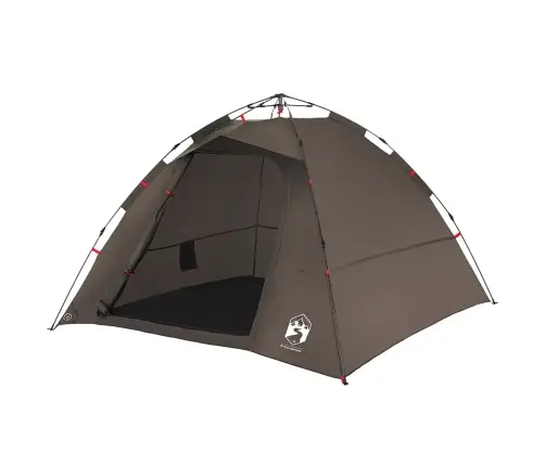 Makšķernieku Telts 4 Personām, Brūna, Ātri Saliekama Vidaxl