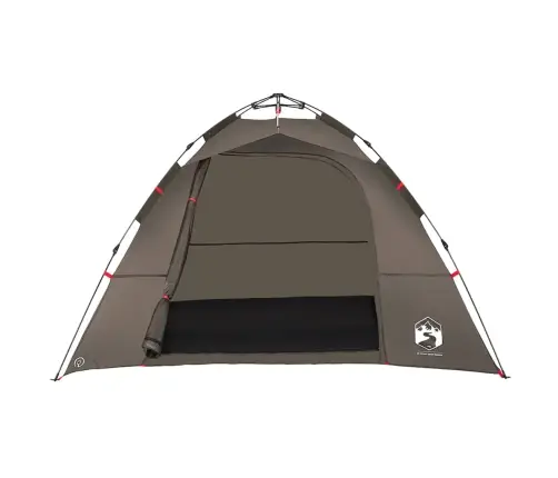 Makšķernieku Telts 4 Personām, Brūna, Ātri Saliekama Vidaxl