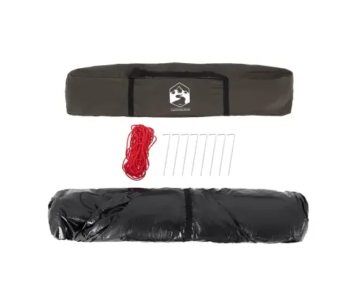 Makšķernieku Telts 4 Personām, Brūna, Ātri Saliekama Vidaxl