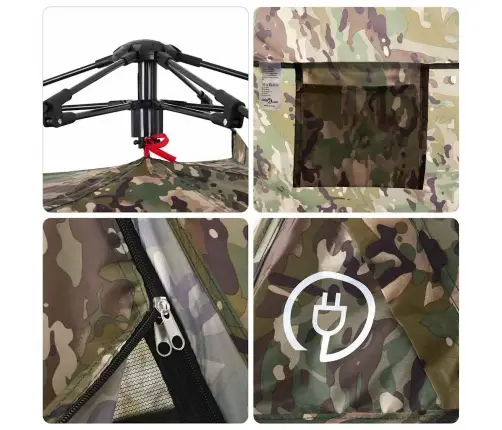 Kalastustelk 4 Inimesele, Kamuflaaž, Kiirvabastus