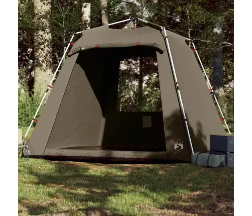 Kempinga Telts 4 Personām, Olīvu Zaļa Vidaxl