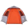 Stovyklavimo Palapinė, Pilka Ir Oranžinė, Keturvietė