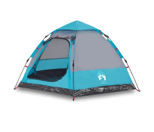 Stovyklavimo Palapinė, Mėlyna, Keturvietė, Greito Atleidimo