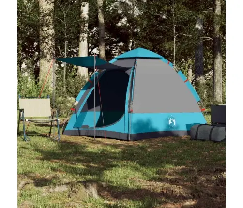 Stovyklavimo Palapinė, Mėlyna, Keturvietė, Greito Atleidimo