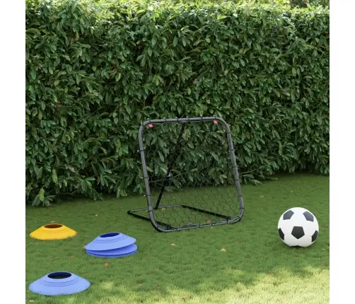 Futbolo Kamuolio Atšokimo Sienelė, Juoda, 84X73X60–80Cm