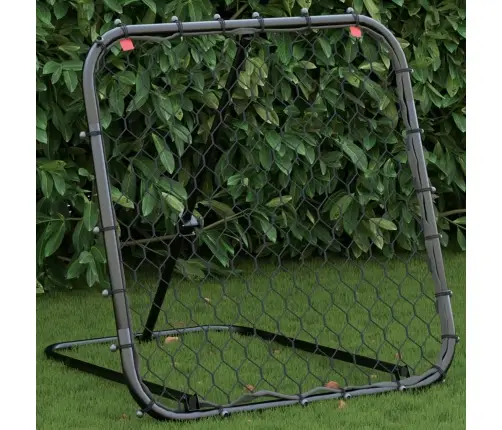 Futbolo Kamuolio Atšokimo Sienelė, Juoda, 84X73X60–80Cm