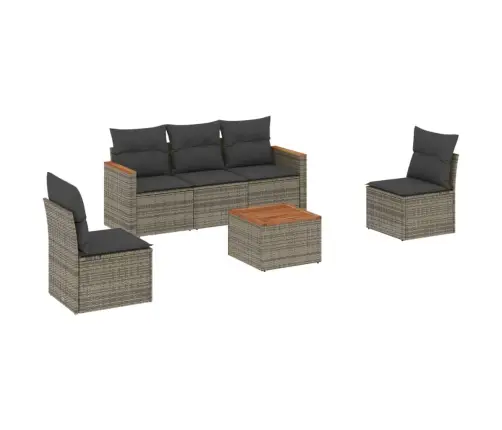 6-Osaline Aiadiivani Komplekt Patjadega, Hall, Polürotang