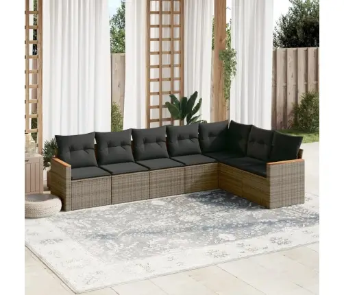 7-Osaline Aiadiivani Komplekt Patjadega, Hall, Polürotang