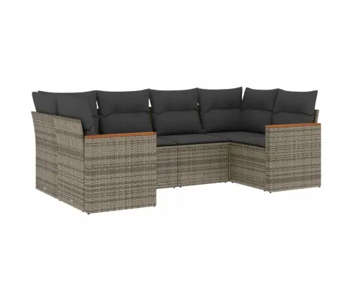 6-Osaline Aiadiivani Komplekt Patjadega, Hall, Polürotang