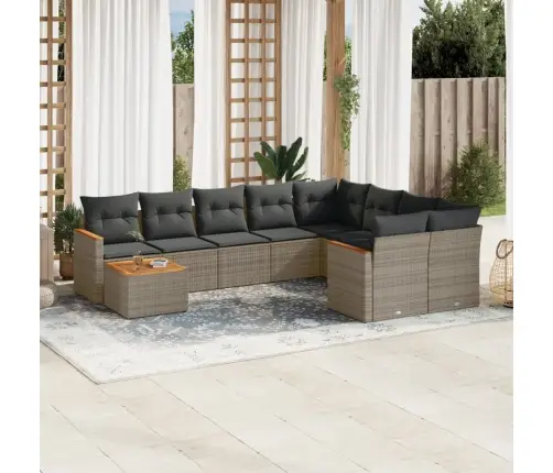 10-Osaline Aiadiivani Komplekt Patjadega, Hall, Polürotang