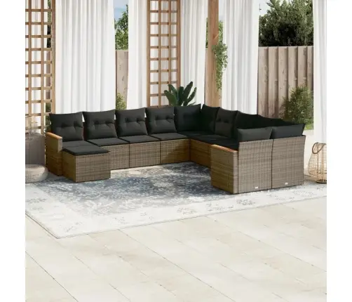 11-Osaline Aiadiivani Komplekt Patjadega, Hall, Polürotang