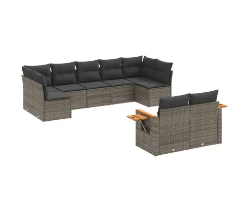 9-Osaline Aiadiivani Komplekt Patjadega, Hall, Polürotang