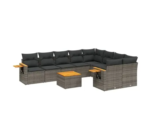 10-Osaline Aiadiivani Komplekt Patjadega, Hall, Polürotang