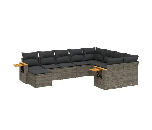 10-Osaline Aiadiivani Komplekt Patjadega, Hall, Polürotang