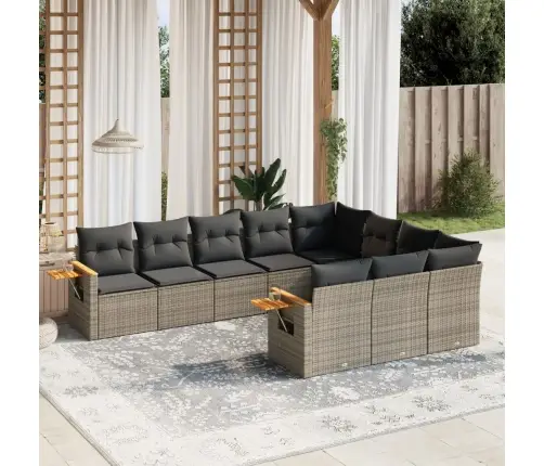 10-Osaline Aiadiivani Komplekt Patjadega, Hall, Polürotang