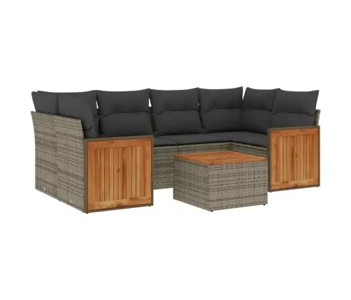 7-Osaline Aiadiivani Komplekt Patjadega, Hall, Polürotang