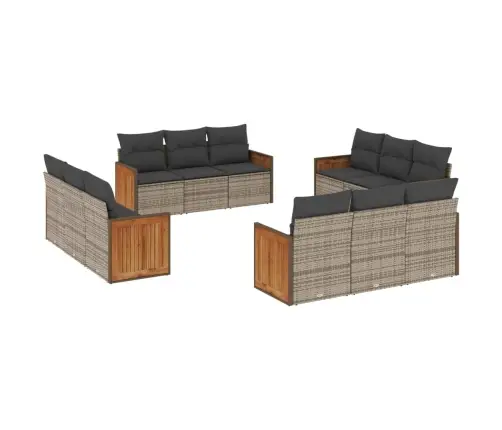 12-Osaline Aiadiivani Komplekt Patjadega, Hall, Polürotang