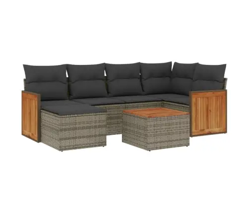 7-Osaline Aiadiivani Komplekt Patjadega, Hall, Polürotang