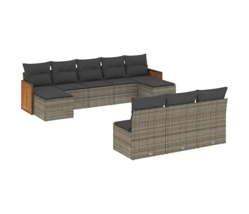 10-Osaline Aiadiivani Komplekt Patjadega, Hall, Polürotang