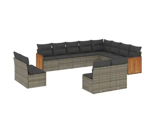 12-Osaline Aiadiivani Komplekt Patjadega, Hall, Polürotang