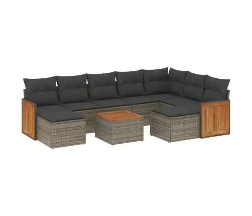 10-Osaline Aiadiivani Komplekt Patjadega, Hall, Polürotang