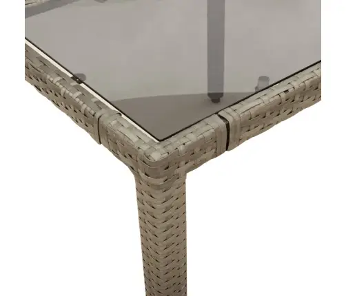 Sodo Komplektas Su Pagalvėlėmis, 5 Dalių, Pilkas, Poliratanas