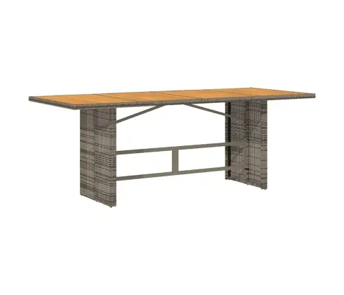 7-Daļīgs Bistro Mēbeļu Komplekts, Matrači, Pelēks Pe Vidaxl