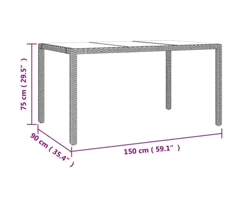 Bistro Komplektas Su Pagalvėlėmis, 7 Dalių, Smėlio, Poliratanas Bistro Komplektas Su Pagalvėlėmis, 7 Dalių, Smėlio, Poliratanas