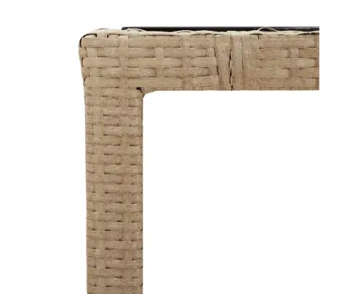 9-Osaline Aia Bistrookomplekt Patjadega, Beež, Polürotang