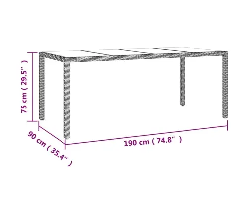 7-Daļīgs Bistro Mēbeļu Komplekts, Matrači, Brūna Pe Vidaxl