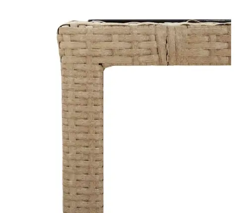 9-Osaline Aia Bistrookomplekt Patjadega, Pruun, Polürotang