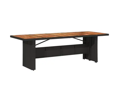 11Daļīgs Bistro Mēbeļu Komplekts, Matrači, Melna Pe Rotangpalma Vidaxl