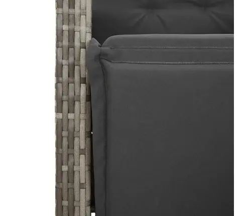 9-Osaline Aia Bistrookomplekt Patjadega, Hall, Polürotang