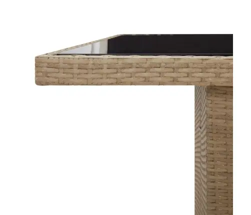 9-Osaline Aia Bistrookomplekt Patjadega, Beež, Polürotang