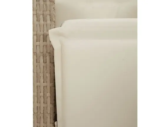 11-Osaline Aia Bistrookomplekt Patjadega, Beež, Polürotang