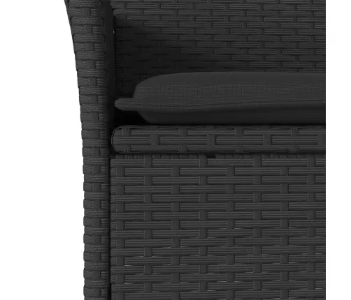 Sodo Komplektas, 5 Dalių, Juodas, Poliratanas Ir Stiklas