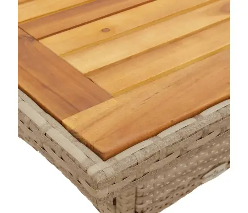 3-Osaline Aiamööblikomplekt Patjadega, Beež, Pe-Rotang/Akaatsia