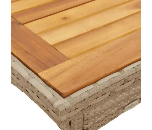 5-Osaline Aiamööblikomplekt Patjadega, Beež, Pe-Rotang/Akaatsia