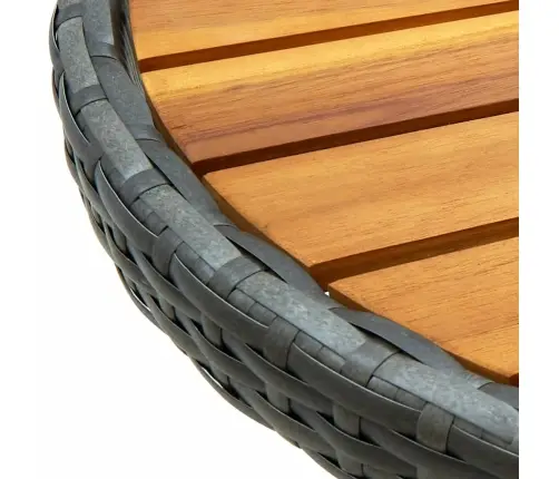 3-Osaline Bistrookomplekt Patjadega, Hall, Polürotang/Akaatsia