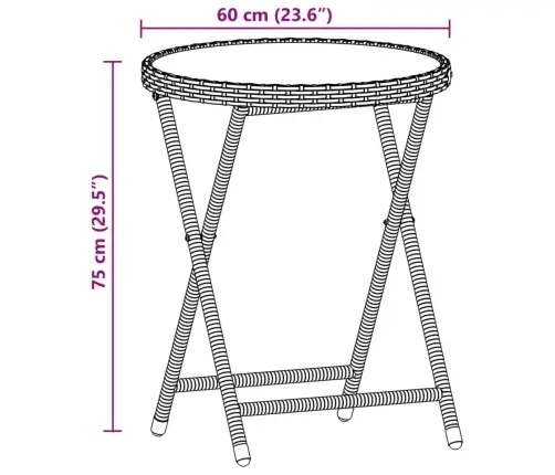 3-Osaline Bistrookomplekt Patjadega, Hall, Polürotang/Akaatsia