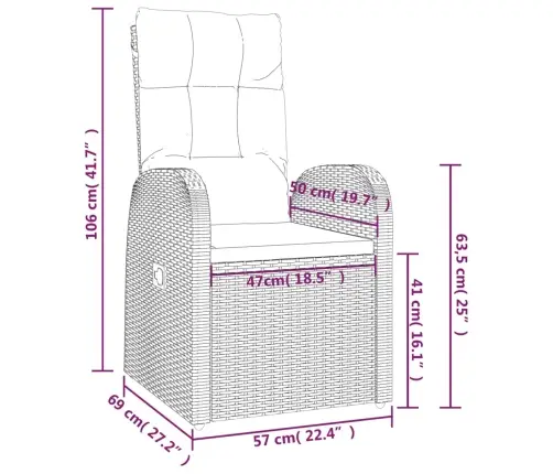 Sodo Komplektas Su Pagalvėlėmis, 11 Dalių, Juodas, Poliratanas