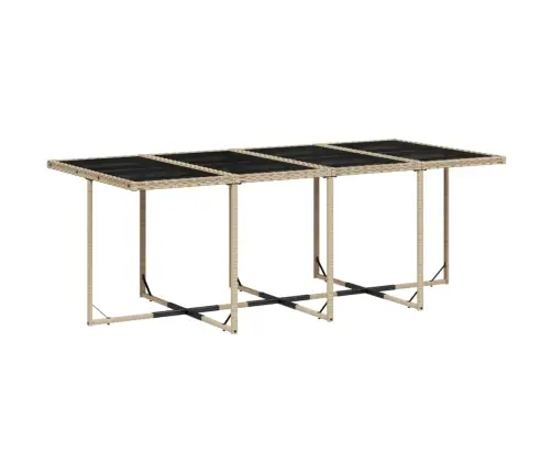 9-Daļīgs Virtuves Mēbeļu Komplekts Ar Matračiem, Pe Rotangpalma Vidaxl