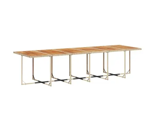 13-Daļīgs Dārza Mēbeļu Komplekts Ar Matračiem, Pe Rotangpalma Vidaxl