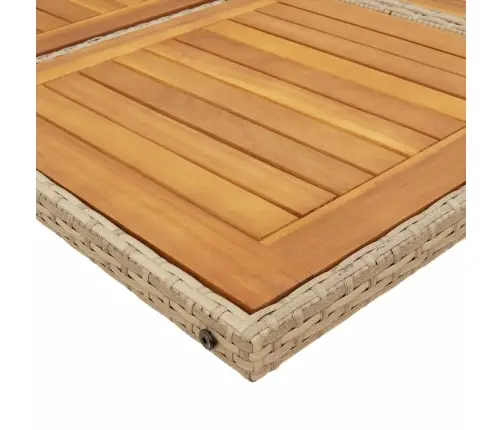 17-Daļīgs Virtuves Mēbeļu Komplekts Ar Matračiem, Bēša Pe Vidaxl