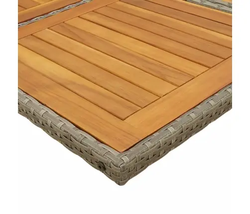 13-Osaline Aia Söögimööbli Komplekt Patjadega, Hall, Polürotang