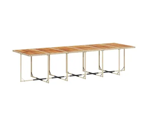 13-Daļīgs Dārza Mēbeļu Komplekts Ar Matračiem, Pe Rotangpalma Vidaxl