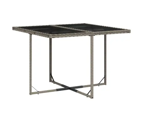 9-Osaline Aiamööbli Komplekt Patjadega, Hall, Polürotang