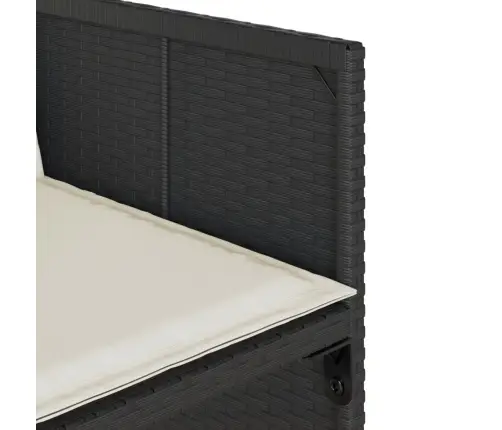 Sodo Komplektas Su Pagalvėlėmis, 13 Dalių, Juodas, Poliratanas